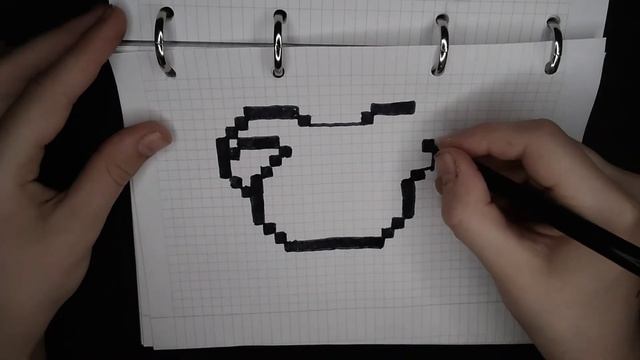 Как красиво НАРИСОВАТЬ КОАЛУ ? #Рисунок по клеточкам #коала #легко #ПОШАГОВО ??? смотреть онлайн