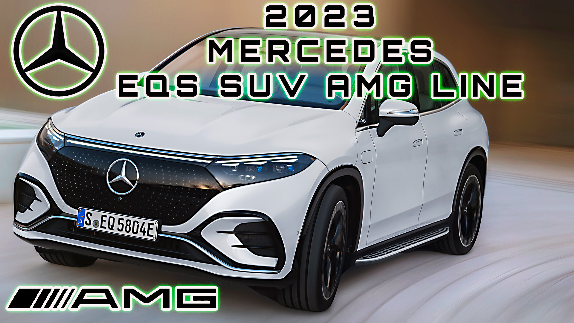 2023 Mercedes EQS SUV AMG Line - Вождение! смотреть онлайн