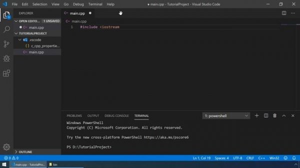 C++ Setup in VS Code with g++ and gdb on Windows 10