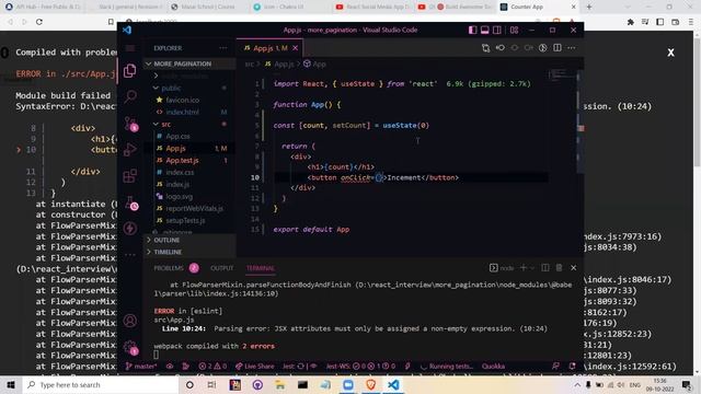 Counter App React смотреть онлайн