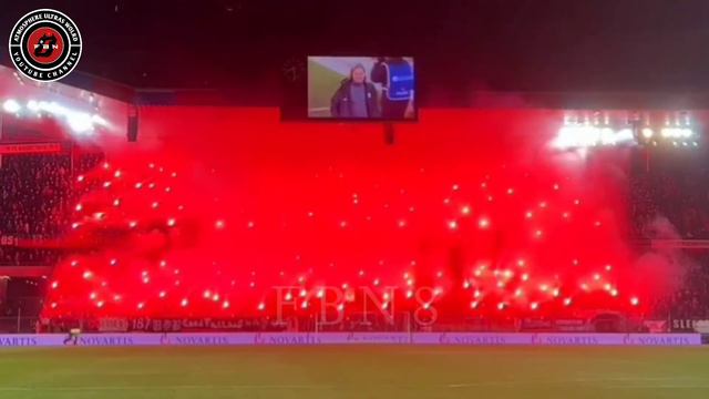 ⚽ ATMOSPHERE FC BASEL FANS Show PYRO | Super League смотреть онлайн