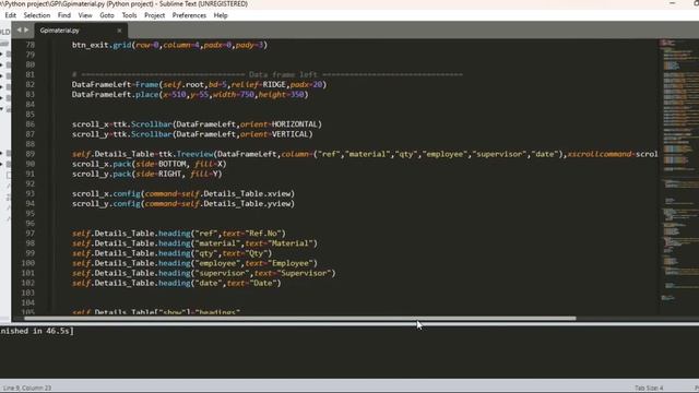 PYTHON TKINTER | STORE MATERIAL MANAGEMENT | SIMPLE DATABASE PROJECT смотреть онлайн