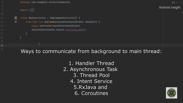 Thread Communication - What are all the ways to communicate from background to main thread | Part 3 смотреть онлайн