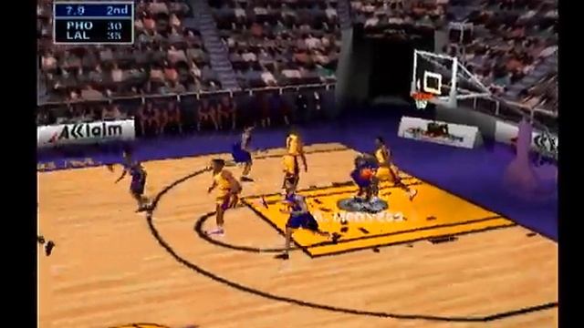 NBA Jam '99 - Phoenix Suns vs. LA Lakers - Full Exhibition Game (N64) смотреть онлайн