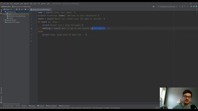 Python Text Based Adventure Game Tutorial!