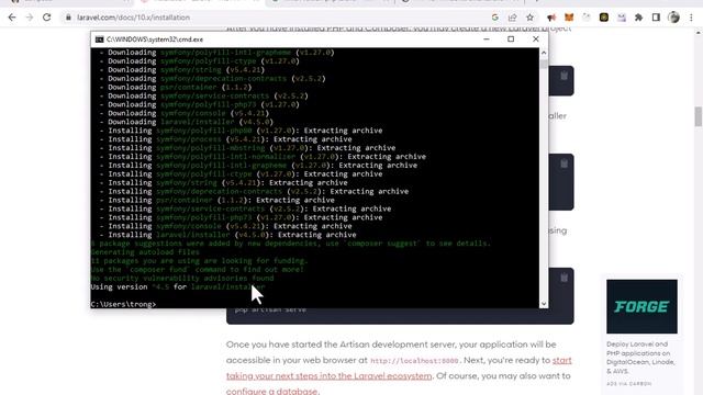 Hướng dẫn cài đặt Laravel và Composer смотреть онлайн
