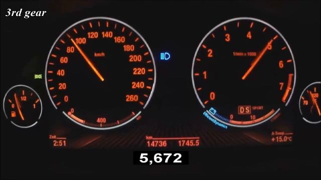 2013 BMW 528i F10 2.0 245 Hp automatic 0-170 km/h acceleration/разгон смотреть онлайн