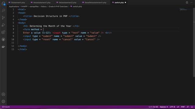 10.4 Switch Statement смотреть онлайн