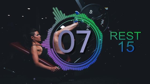 Interval Timer With Workout Music  - 50/10 Sec!