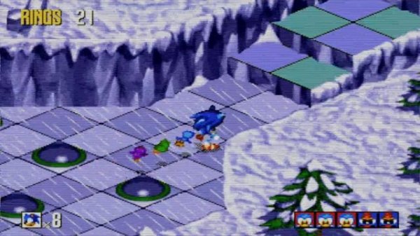 Sonic 3D Blast - Прохождение игры.