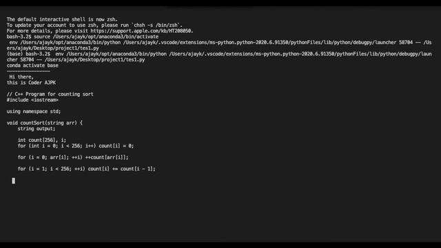 Counting sort string || Part of c++ sorting series смотреть онлайн
