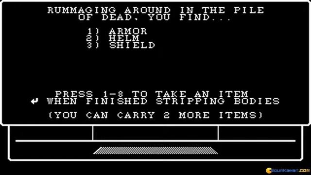 Wizardry IV gameplay (PC Game, 1987) смотреть онлайн