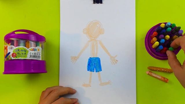 Как нарисовать МАЛЬЧИКА поэтапно для детей смотреть онлайн
