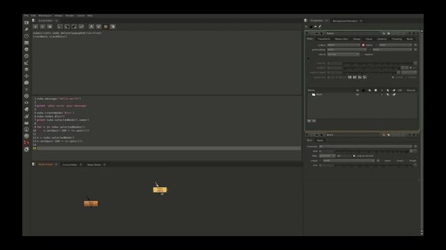 python scripting for foundry Nuke ; lesson - 01. Simple scripts. смотреть онлайн