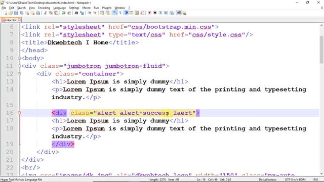 Jumbotron I Alert I Bootstrap 4 in Hindi #08 смотреть онлайн