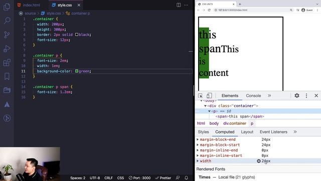 CSS Units trong 15 phút (em, rem, vh, vw,...) смотреть онлайн