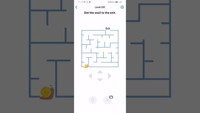 Easy game Level 251 get the snail to the exit. Walkthrough solution смотреть онлайн