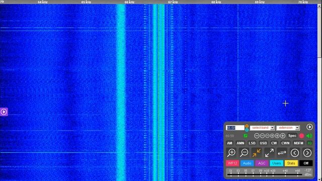RBU 66.6 kHz - станция ГСВЧ (Государственный стандарт времени и частоты) SDR, SSB, AM смотреть онлайн