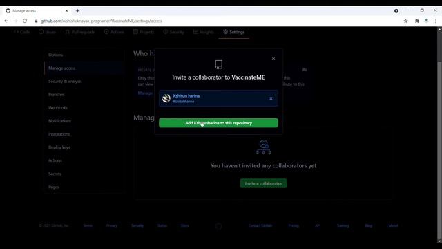 How to Add Collaborator to Repository in Github 2023 | How to give Access to Repository in Github смотреть онлайн