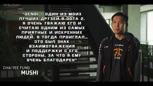 Профайл игрока Mushi из Fnatic в Dota 2 смотреть онлайн