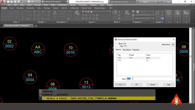 Attribute Block EXPLODE & Attribute Block BURST ?✨EXPLODE COMMAND✨BURST COMMAND✨ смотреть онлайн