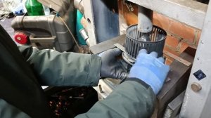 Разборка мотора отопителя fluence, megan 3