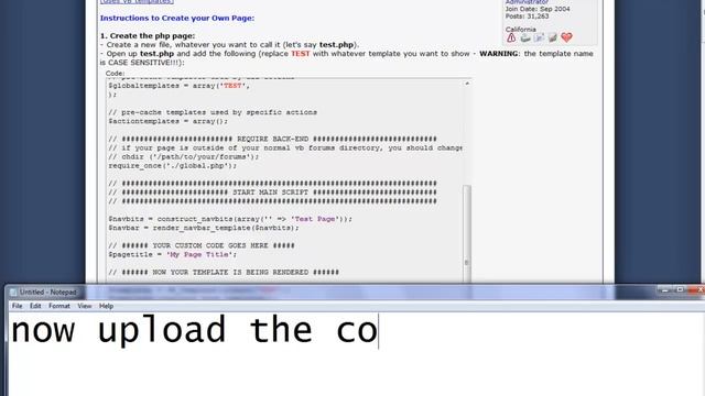 Add a custom php page in vbulletin смотреть онлайн