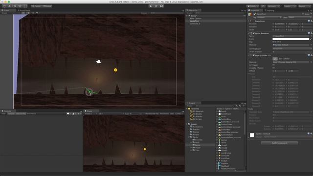 Edge Collider 2D - 2D Game Development With Unity смотреть онлайн