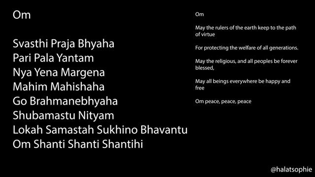 Learn the mantra: Ashtanga Closing Mantra смотреть онлайн