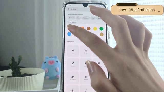 how to make your phone aesthetic | pastel blue theme | new case | folder organization |samsung phon смотреть онлайн