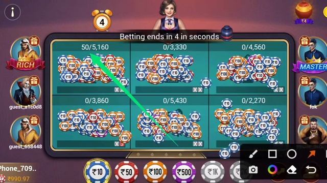 Teen Patti Live App Red Vs Black Game winning Tricks | New Dragon Vs Tiger Game | New Earning Game? смотреть онлайн
