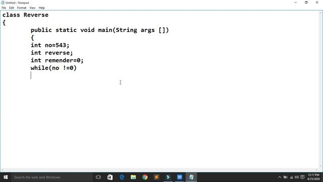 How to find reverse a number in java by AHmEd_RajpoOT(Urdu-hindi)| java Problems solver exercise смотреть онлайн