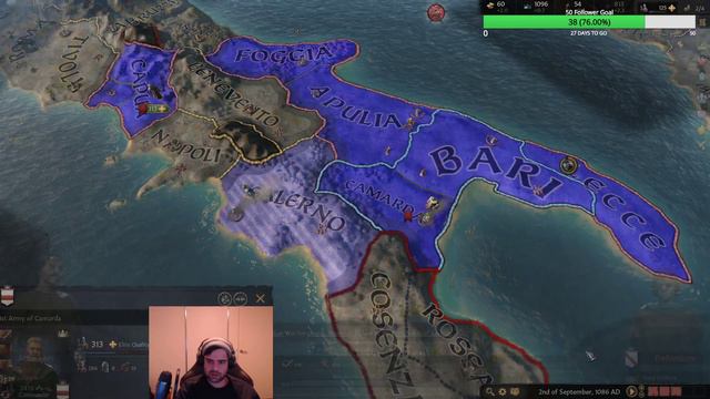 ULTIMATE NORMAN MEDITERRANEAN STORY BEGINS - Crusader kings 3 - Part 2 смотреть онлайн