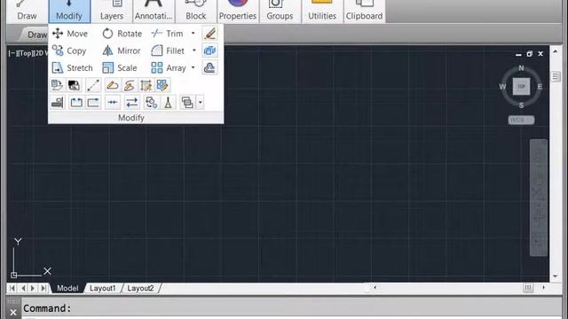 C00106 Ribbon AutoCAD 2014 Tutorial смотреть онлайн