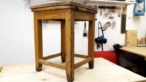 Реставрация старой табуретки