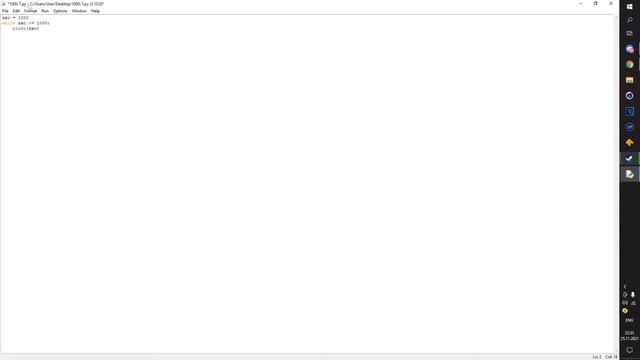 1000 7 on Python\\1000-7 на питоне смотреть онлайн