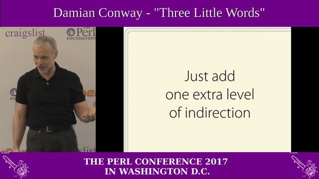 Keynote by Damian Conway - "Three Little Words" смотреть онлайн