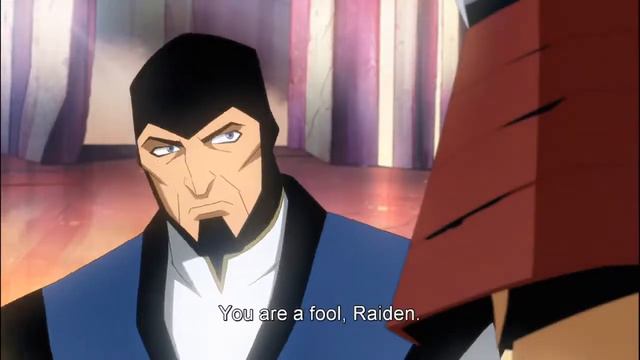 Mortal Kombat Legends Battle of The Realms Shao Kahn Call Raiden Fool смотреть онлайн
