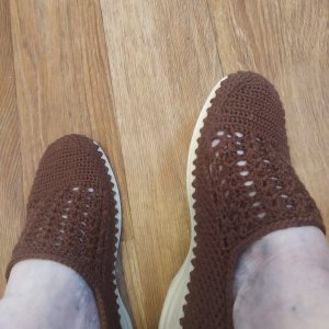 ЛЕТНИЕ ТУФЛИ КРЮЧКОМ