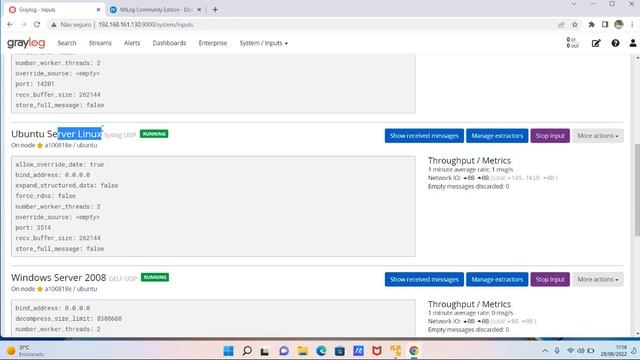 GrayLog registrando log's do Windows Server 2016 e Ubuntu Server 20 04 смотреть онлайн