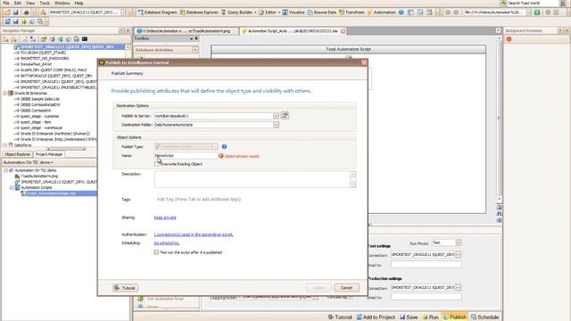 How to use automation scripts in Toad Data Point смотреть онлайн