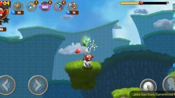 Level 1-23. Прохождение игры Super Jungle Jump на Android