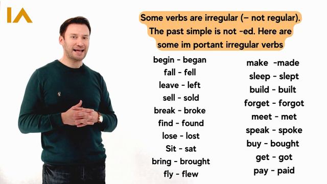 Past Simple 2 | 11-dars | Ingliz tilini 0 dan o'rganish смотреть онлайн