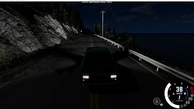 BeamNG.drive driving with Renault 16 TS смотреть онлайн