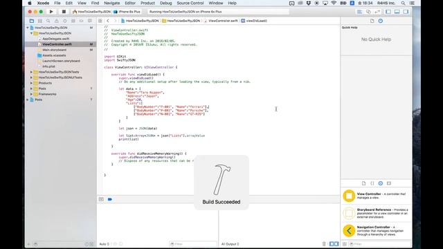 [Silent iOS 012-03] Retrieving JSON data смотреть онлайн