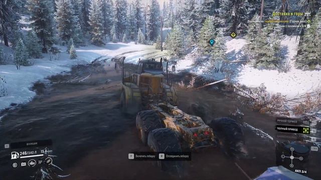 SnowRunner Доставка в горы смотреть онлайн