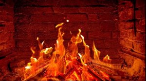 Камин в реальном времени -  Расслабляющее видео с горящим огнем - Звуки огня - 2 часа 4k ULTRA HD