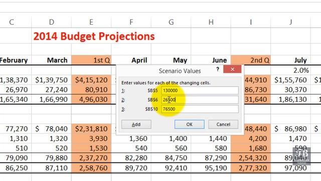 Data Analysis & Using Scenario Manager Excel 2013 Beginners Tutorial смотреть онлайн