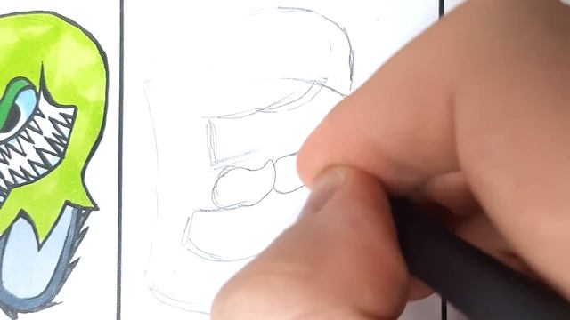 Drawing Alphabet Lore but is all a Chainsaw Man (A-H) / How to draw Alphabet Lore MEME смотреть онлайн