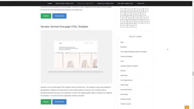 Free CSS Templates 2019 collection by Too CSS смотреть онлайн